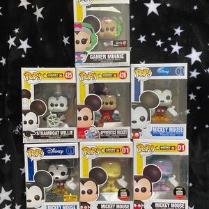 Disney Mickey Mouse Funko Pop Lot